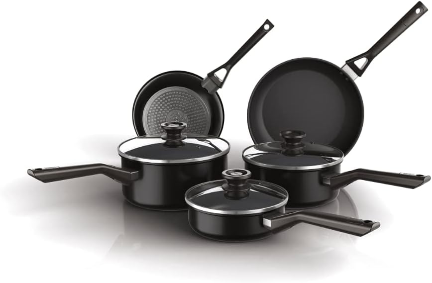 Ninja ZEROSTICK Classic 5-Piece Pan Set CW55000UK Induction Aluminium