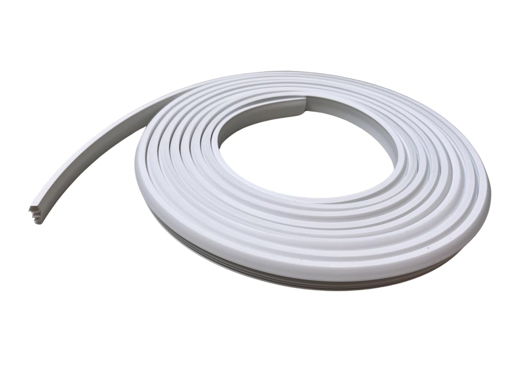 Premium Sash Fold Seal for Wooden Windows and Doors – 5 Metres – Colour: White (White)