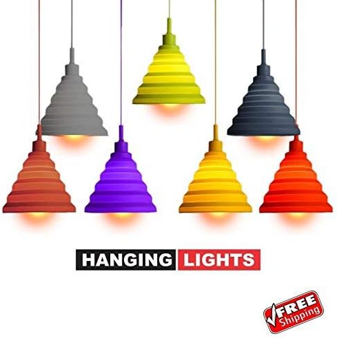 New Vintage Retro Light Shade Hanging Pendant Rustic Ceiling Lamp Café Restaurant Bedroom Living Room Hanging Pendant Lights (Yellow)