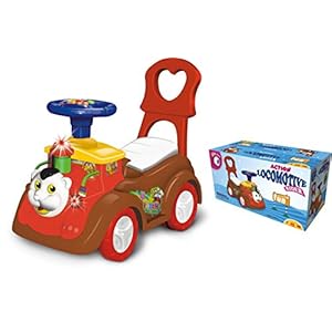 Toyzone Locomotive Kids Rider Car Action -Multicolour