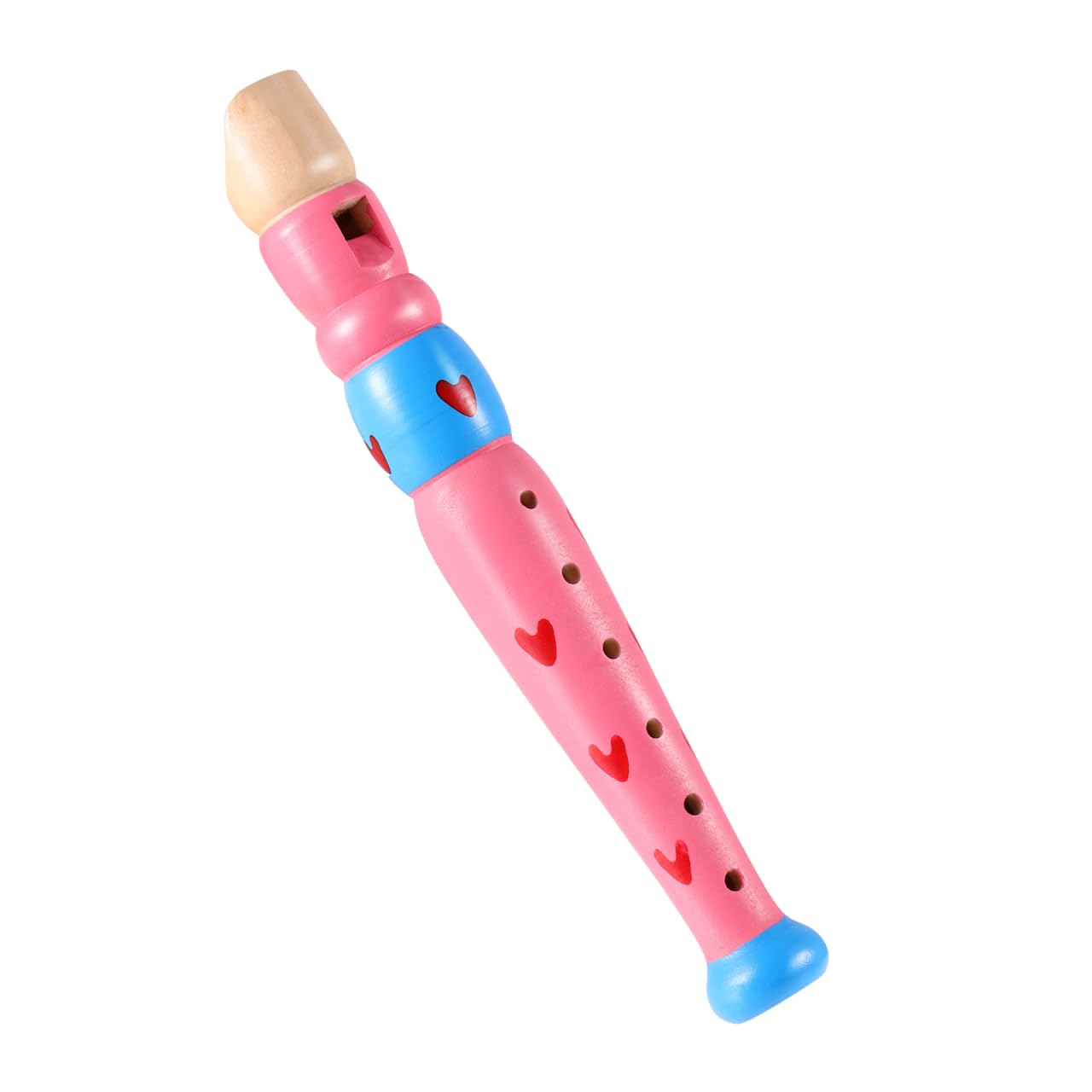 Small Wooden Recorders For Toddlers Colorful Flute for Kids Learning Rhythm Musical Instrument Sealive Baby Early Education Music&Sound Toys for Preschool Child (Random Color)
