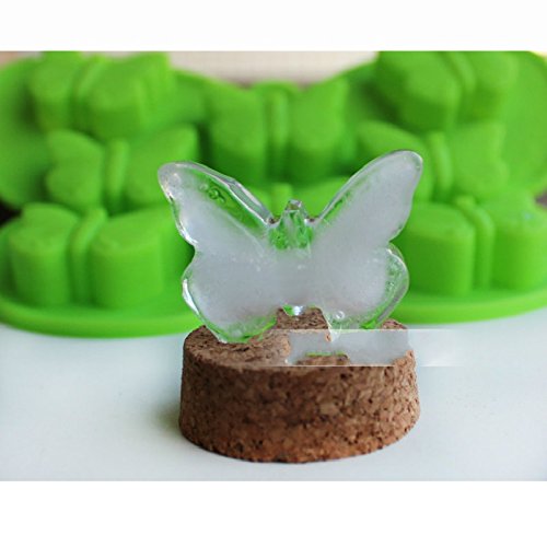 Milopon Eiswürfelformen Eiswürfelform Eiswürfelschale aus Silikon Schmetterlinge Eiswürfel Box Eiswürfel Silikonformen… – Bild 4