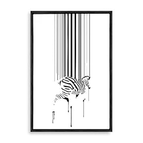 Framed Canvas Wall Art Modern Geometric Pattern Canvas Prints Home Artwork Decoration for Living Room,Bedroom - 24x36 inches