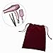 Beautyflier Travel Hair Dryer Bags Cotton Drawstring Bag Container Hairdryer Bag Organization and Storage at Home or Travel … (11.5”x 10” Wine Red)