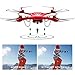 DoDoeleph Drone with HD Camera FPV Real-time WiFi Gravity Control RTF RC Quadcopter with Altitude Hold, Headless Mode, Flight Plan, 360 Rolls