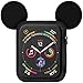 YU STORE Lovely Cartoon Mouse Ears TPU Protective Cover for I Watch 40mm and 44mm, Anti-Scratch Soft Silicone Protector Bumper Frame Protective Case for iWatch Series 4 Girls Boys (Black, 44mm)
