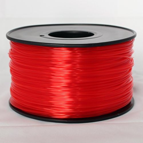 iEagle Red (translucent) 3.0mm PLA Filament - 1kg / 2.2lb. Spool for 3D Printers