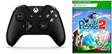 Official Microsoft Xbox One S Wireless Controller (New, Bulk Packaging) + Peggle 2 Download Card