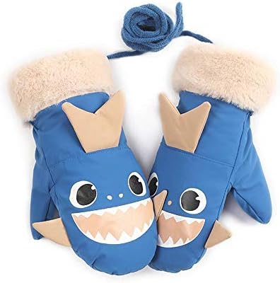 Herbalcandybox Kids Winter Warm Ski Gloves Boys/Girls Sports Waterproof Windproof Non-Slip Snow Mittens Skiing Gloves