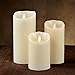 Luminara LED Flameless Candle, Flameless Real Wax Moving Wick LED Candle for Home/Party/Halloween/Christmas/Wedding Decor with Timer Control Vanilla Scent 3.5