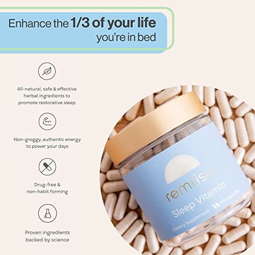 Remrise Sleep Vitamin Helps Promote Sleep and Sleep Quality Reishi