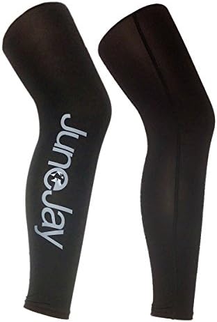 Leg Sleeve Unisex Cycling Summer Sun Protection UV Resistant for Outdoors Activities ,2017 New Products! (Black)