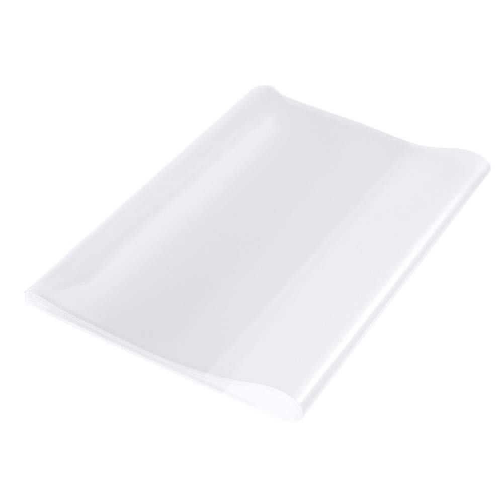 WakiHong 10 PCS A4 Clear Plastic Book Covers - Transparent Exercise Book Cover for Notebooks, PP Sleeve