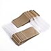 Drawstring Tea Filter Bags, Disposable Unbleached Safe Tea Infuser, M Size Perfect for Loose Leaf Tea（3 Free Clip, Pack-100, Brown）