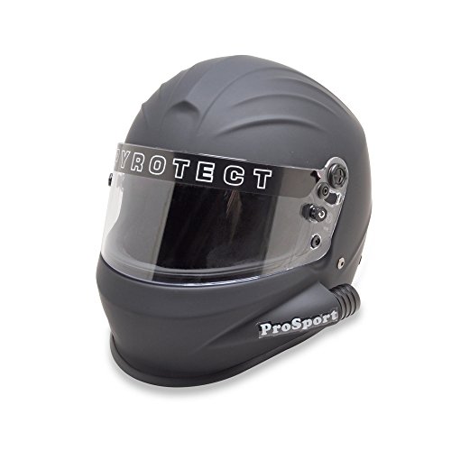 Pyrotect ProSport Full Face Side Forced Air Helmets Flat Black SA2015 XS