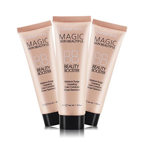 Liquid Foundation Concealer BB Cream ,Wondere Concealer/Isolation/Whitening/Bright Lasting Blemish Balm Coverage Makeup Base … (01)