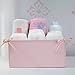 NoJo Chantilly 4 Piece Nursery Crib Bedding Set, Pink, White