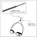 Flow Bungee Goggle Strap Kit (2-Pack) - Universal Adjustable Replacement Straps for Swim Goggles (Red)