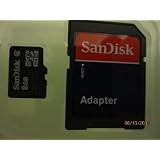 SanDisk microSDHC 8GB Class 2 Card with SD Adapter (SDSDQ-8192)