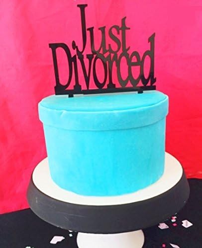 Amazon Com Usa Sales Just Divorced Cake Topper Divorce Party Decorations By Usa Sales Seller Toys Games