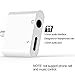 iPhone 8 Lightning Charger Headphone Jack 3.5mm iphone dongle Headphone Audio Adapter 2A Fast Charge Headphone Splitter - Compatible with IOS 11 (no call function or data transfer capability) MOYAGOA