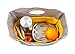 Fluf Big Lunch, Organic Cotton Lunch Bag, Oink