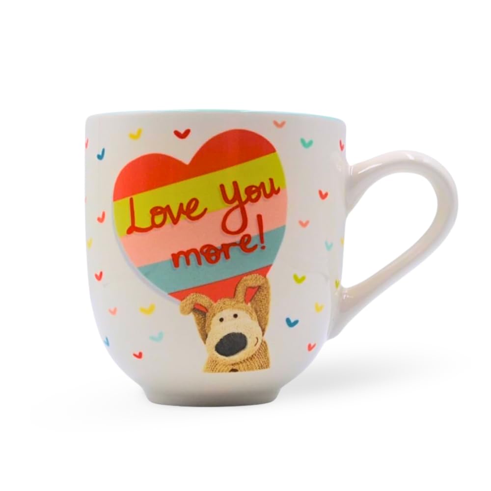 Boofle Love You More Love in Technicolor Mug Gift Idea