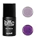 BMC Thermal Color Changing Iridescent Micro Glitter Nail Lacquer Gel Polish - Sedona Collection, Purple Rain
