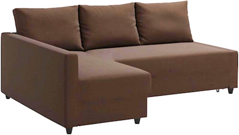 HomeTown Market The Coffee Friheten Sofa Cover Replacement is Custom Made for IKEA Friheten Sofa Bed with Chaise Corner, Or Sectional Slipcover (Right ARM Longer)