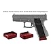 UTG Pro Plus 0 Base Pad, Glock Small Frame, Matte Red Aluminum