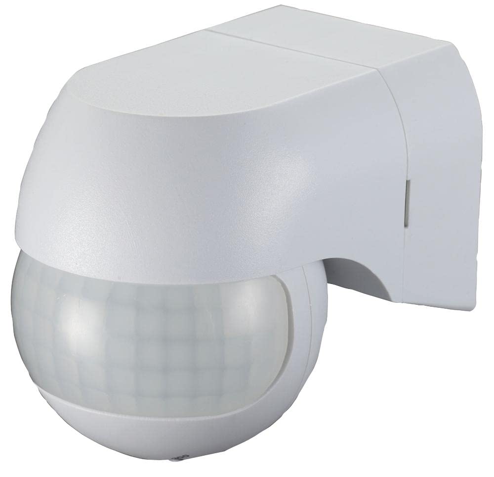 PRO ELEC PELL0044 Wall Mounted PIR Sensor, IP44, White