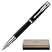 Dayspring Pens | Personalized PARKER IM Black Chrome Trim Rollerball Pen with Case. Custom Engraved Fast!