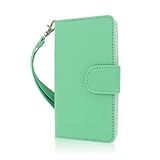 ZTE Warp 4G (N9510) Wallet Case, MPERO FLEX FLIP Wallet Case for ZTE Warp 4G N9510 - Mint Green