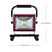 Globe Electric 6622901 Ultra Bright Rechargable LED Worklight, Magnetic, 20W, 1900 Lumens, 5000K, 7.4V, 8800 mAh, Li-Ion Battery, 8hr Charge, Red Finish, Portable