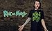 Ripple Junction Rick and Morty Men's Short Sleeve T-Shirt Pickle Rick Large Black