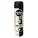 Nivea Deo for Men Spray 48 Hr Antiperspirant 150ml (Pack of 6) + Our Travel Size Perfume