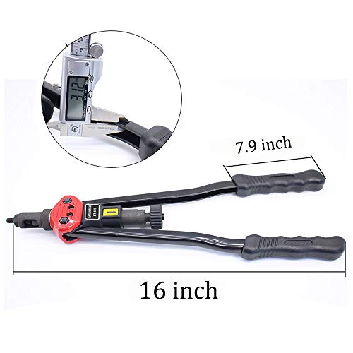 zision tool 16â€³Hand Rivet Nut Tool Professional Installation kit Including 11 Interchangeable Mand - //medicalbooks.filipinodoctors.org