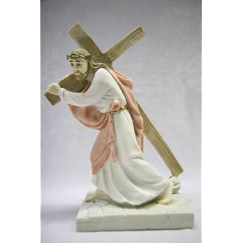 STANDING CRUCIFIX FIGURINES Jesus Christ On Cross Statues Christian
