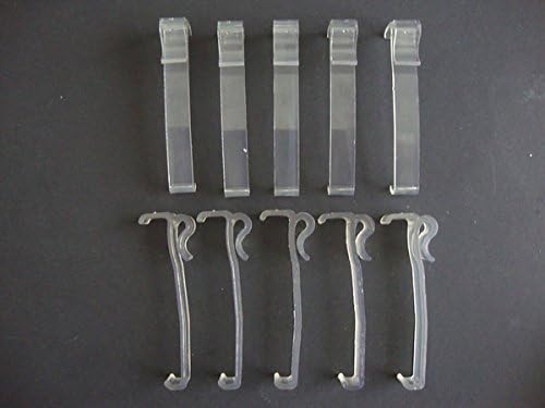 Amazing Drapery Hardware 10 Pack of 3.25 Inch Clips