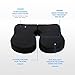 Coccyx Seat Cushion - for Chair Car Office Commute Airplane Truck Wheelchair, Tailbone, Coccyx & Chronic Back Pain, Sciatica Pain Relief, Sciatica, Ergonomic Comfort w/High Resiliency Memory Foam