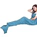 Hi it turned out to be a long mermaid tail . my son is 6 years and still uses it's super long ,but he loved ,because he can cover himself completely. So, it's also perfect for adults. I think it would make a cute gift. We really lik