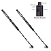 Beneges 2PCs Hood Struts Compatible with 2005-2011 Dodge Dakota, 2011 Dodge Ram Dakota, 2006-2009 Mitsubishi Raider Gas Spring Charged Lift Supports Shocks Dampers 6312, SG314038