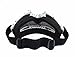 ZH Anti-Fog Snowmobile Snowboard Skate Ski Goggles with UV 400 Lens Bendable OTG Frame for Winter Sports
