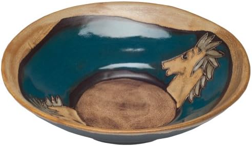 Animal World - Horses Running Dinner Bowl