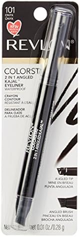 Revlon Colorstay 2 In 1 Angled Kajal Eyeliner, Onyx Waterproof, Smoky Eye Brush view 2