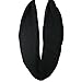 Wrapables Thick Knitted Winter Warm Infinity Scarf - Black