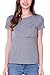 Smallshow 3 Pcs Maternity Nursing T-shirt Modal Short Sleeve Nursing Tops Brown/Black/Grey,Medium
