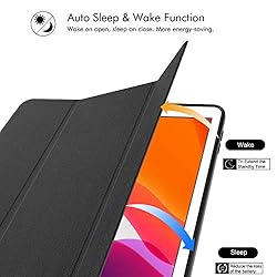 Soke New iPad 10.2 Case with Pencil Holder for iPad