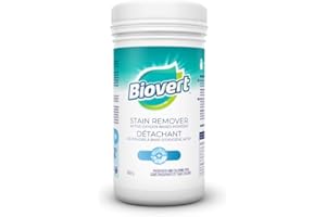 Biovert Stain Remover Powder, Biodegradable Formula & ECOLOGO Certified, Oxygen-Powered Formula, Tough on Stains, Gentle on F