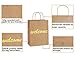BagDream Brown Gift Bags with Handles 25Pcs 8x4.25x10.5 Welcome Paper Gift Bags for Shopping, Wedding Birthday Party Favor, Retail, Merchandise, Business, Recycled Medium Paper Sacks